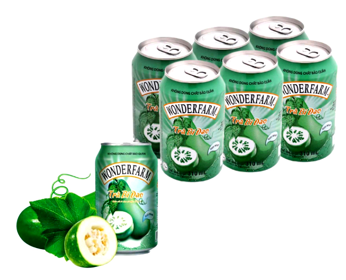 Trà bí đao Wonderfarm Thùng 24 Lon 310ml