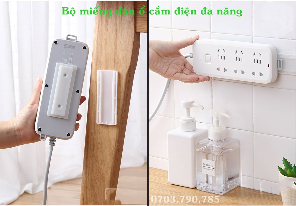Bộ Miếng Dán Ổ Cắm Điện Đa Năng