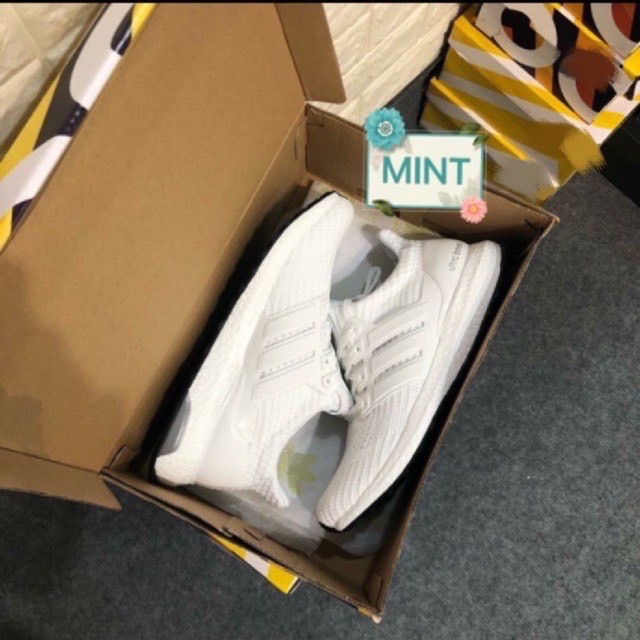 Giày Thể Thao Sneaker Ultra Boost 4.0 Trắng