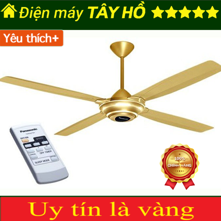 Quạt trần Panasonic 4 cánh F-56MZG-S màu đồng [GIAN HÀNG UY TÍN][HÀNG CHÍNH HÃNG]