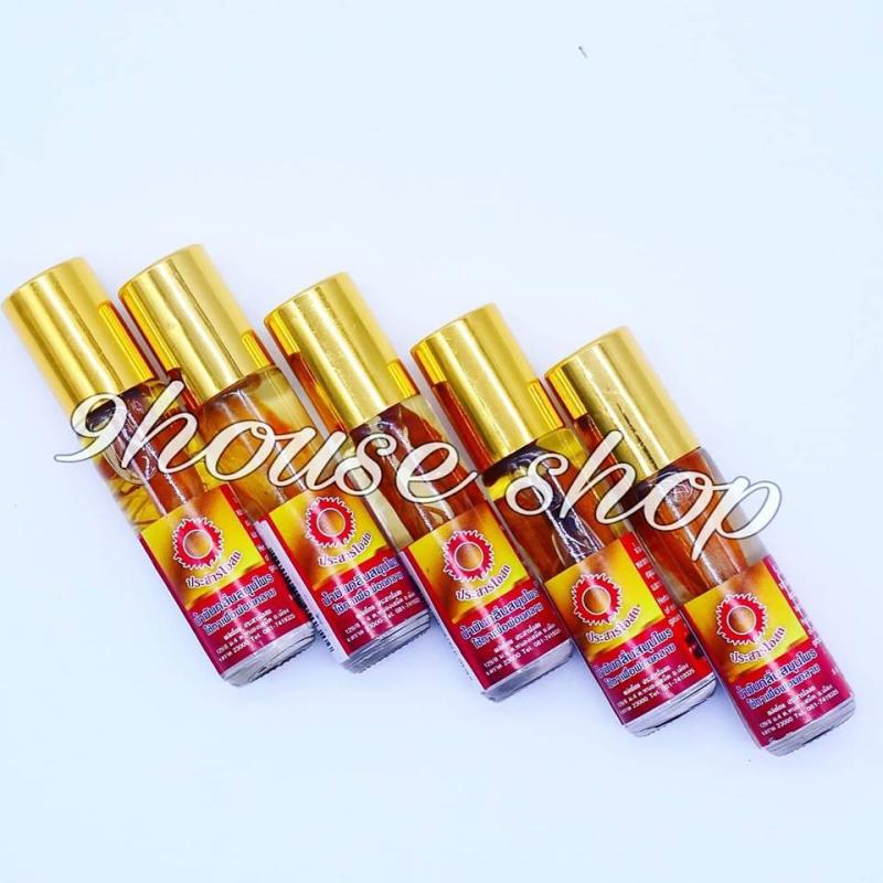(Đỏ) Lốc 12 Dầu SÂM ĐỎ 4 Vị NHẬP KHẨU Thái Lan (7ml x 12 chai) nhập khẩu