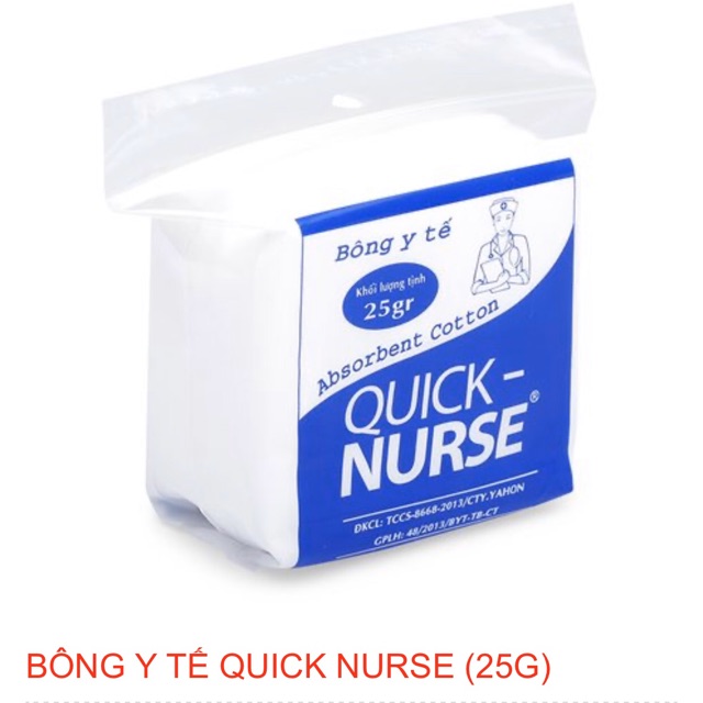 Bông gòn quick nurse 25g