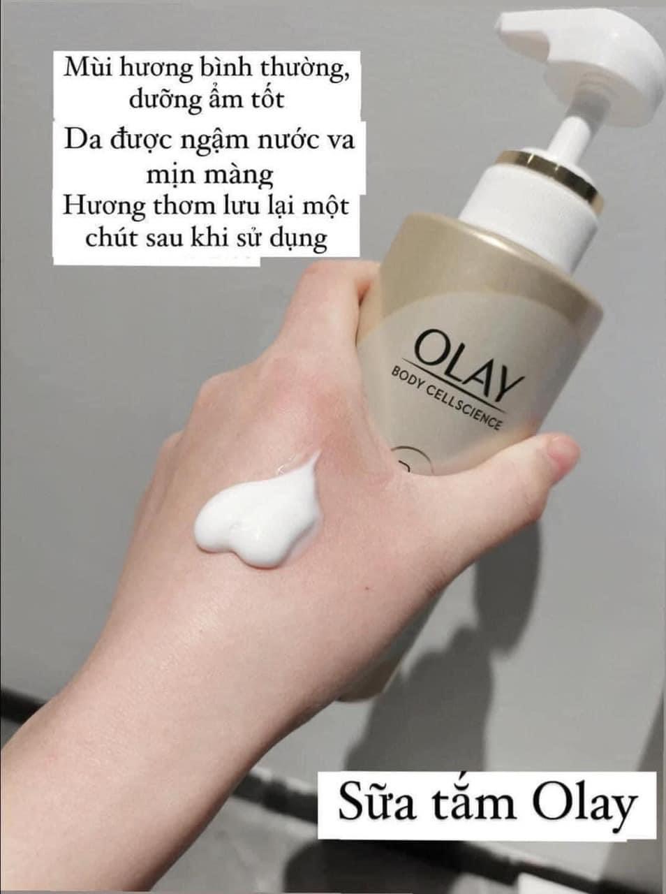 Sữa tắm trắng da Olay b3 vitamin c 500ml thái lan