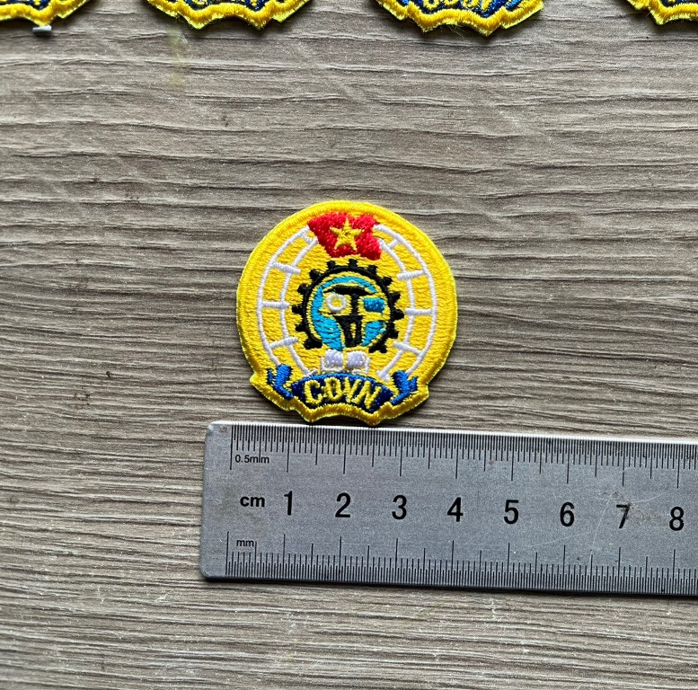 Logo Đoàn, Logo Công Đoàn, Logo hội sinh viên, Logo Hội Liên Hiệp Thanh Niên Việt Nam thêu ủi áo