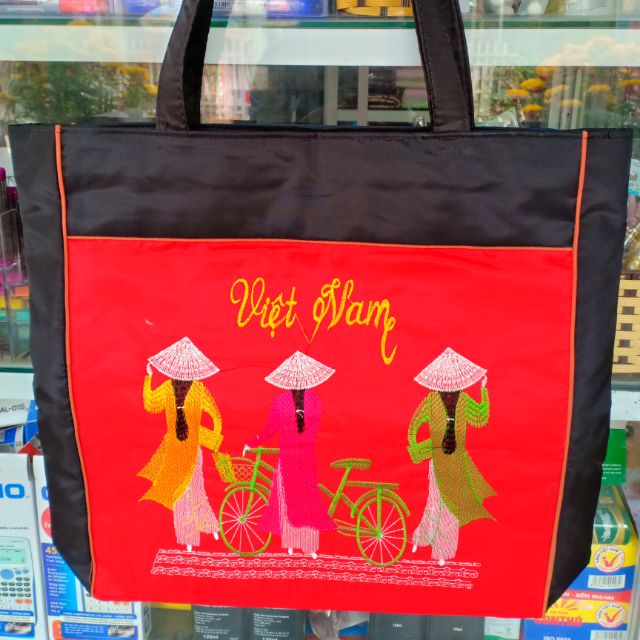 Túi thổ cẩm tim to GIÁ TẬN XƯỞNG ( giao màu ngẫu nhiên)