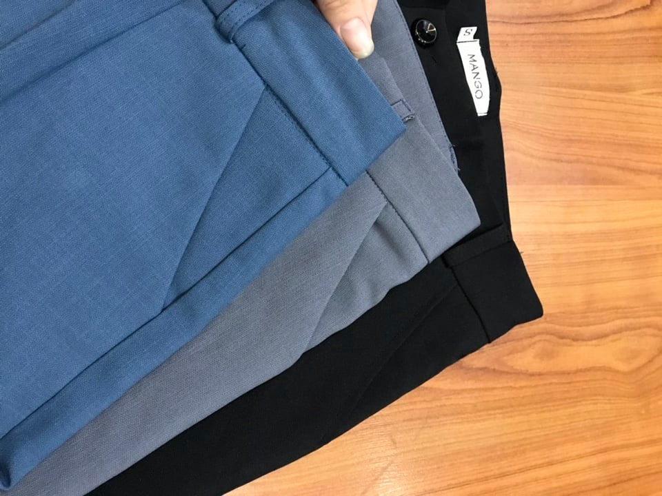 [HCM]Baggy Mango fom đẹp màu XANH