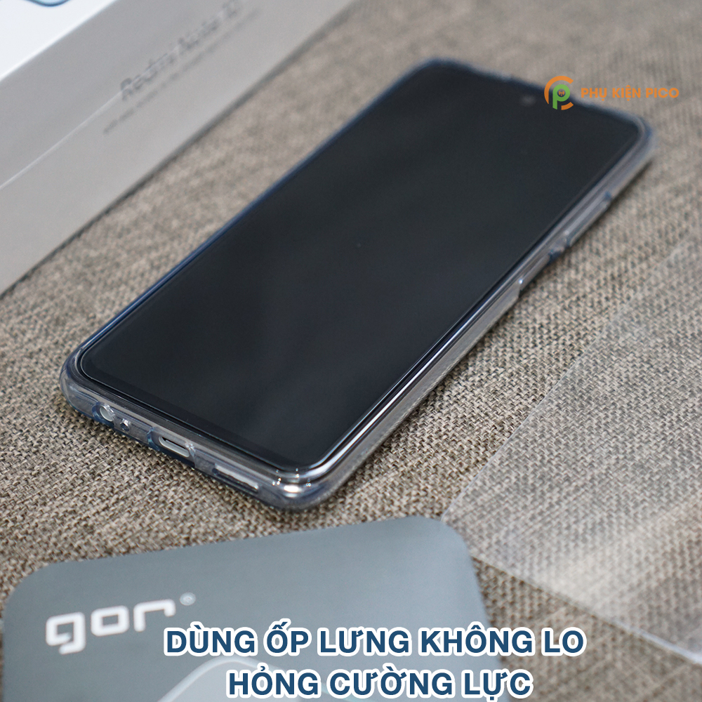 Kính cường lực Redmi Note 10 Pro / Redmi Note 10 / Redmi Note 10s / Redmi Note 11 / Redmi Note 12 Pro / Redmi Note 13 Pro full màn hình chính hãng Gor dùng chung với mọi loại ốp lưng - Dán màn hình Xiaomi Redmi Note 10 Pro Phụ kiện pico