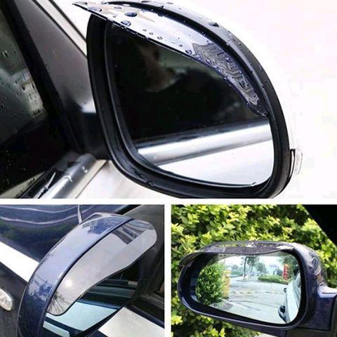 Bộ 2 Miếng vè che mưa, chống nước mưa, che nắng gương xe ô tô, xe hơi