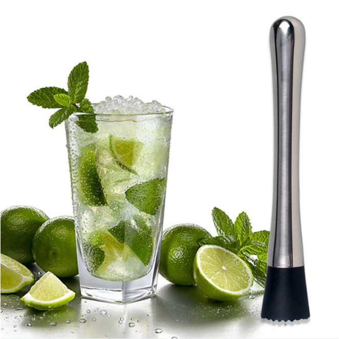 Chày Bar Dầm Pha Chế Cocktail 20,5cm (chất liệu inox 304)