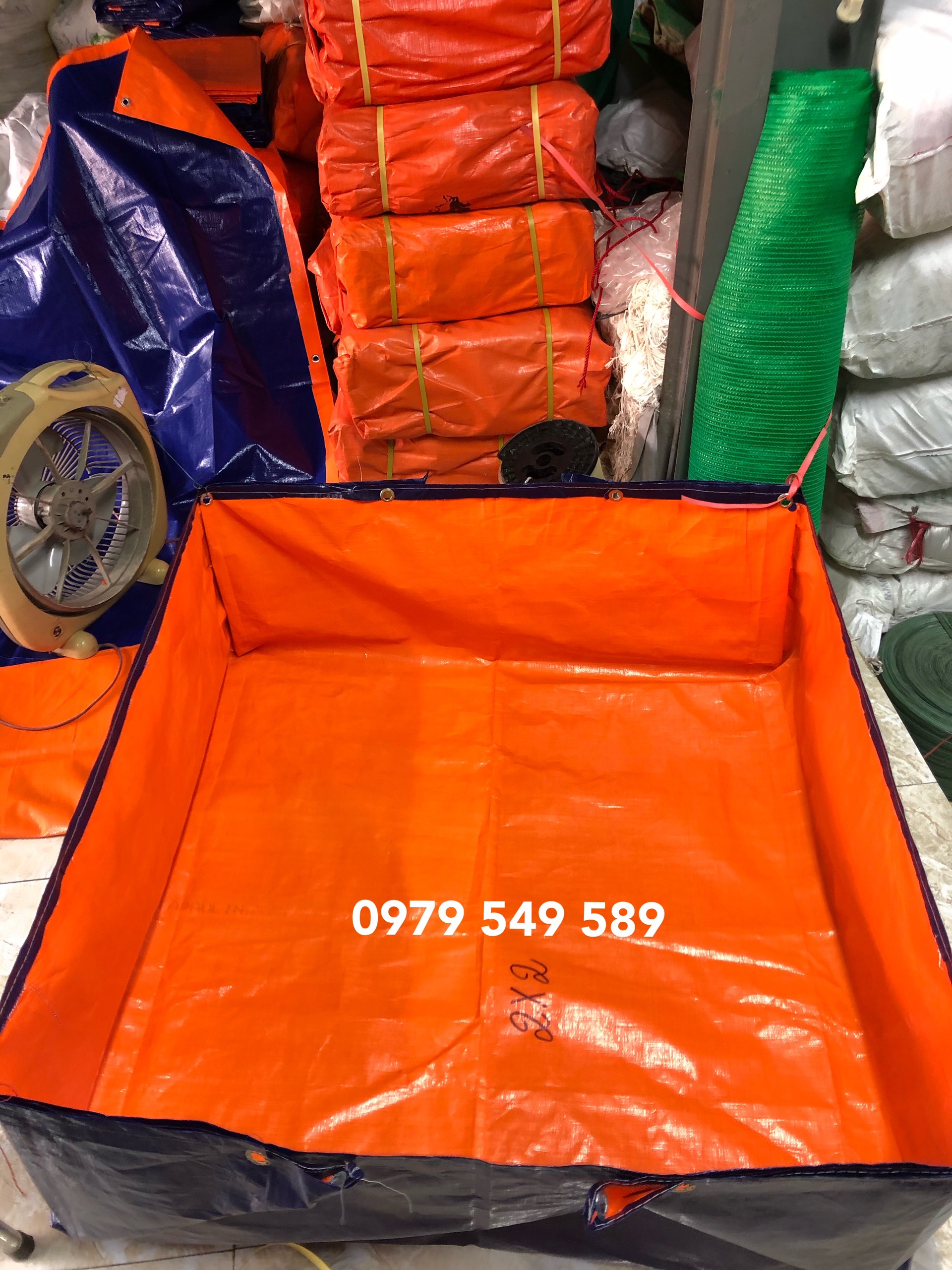 Bể bơi bằng bạt Hàn quốc ép nhiệt đa công dụng , bể tắm bằng bạt