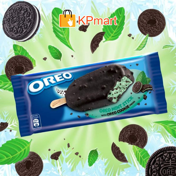 (GIAO HỎA TỐC HCM) Kem bạc hà Oreo Mint Nestle Ice Cream Stick 60g