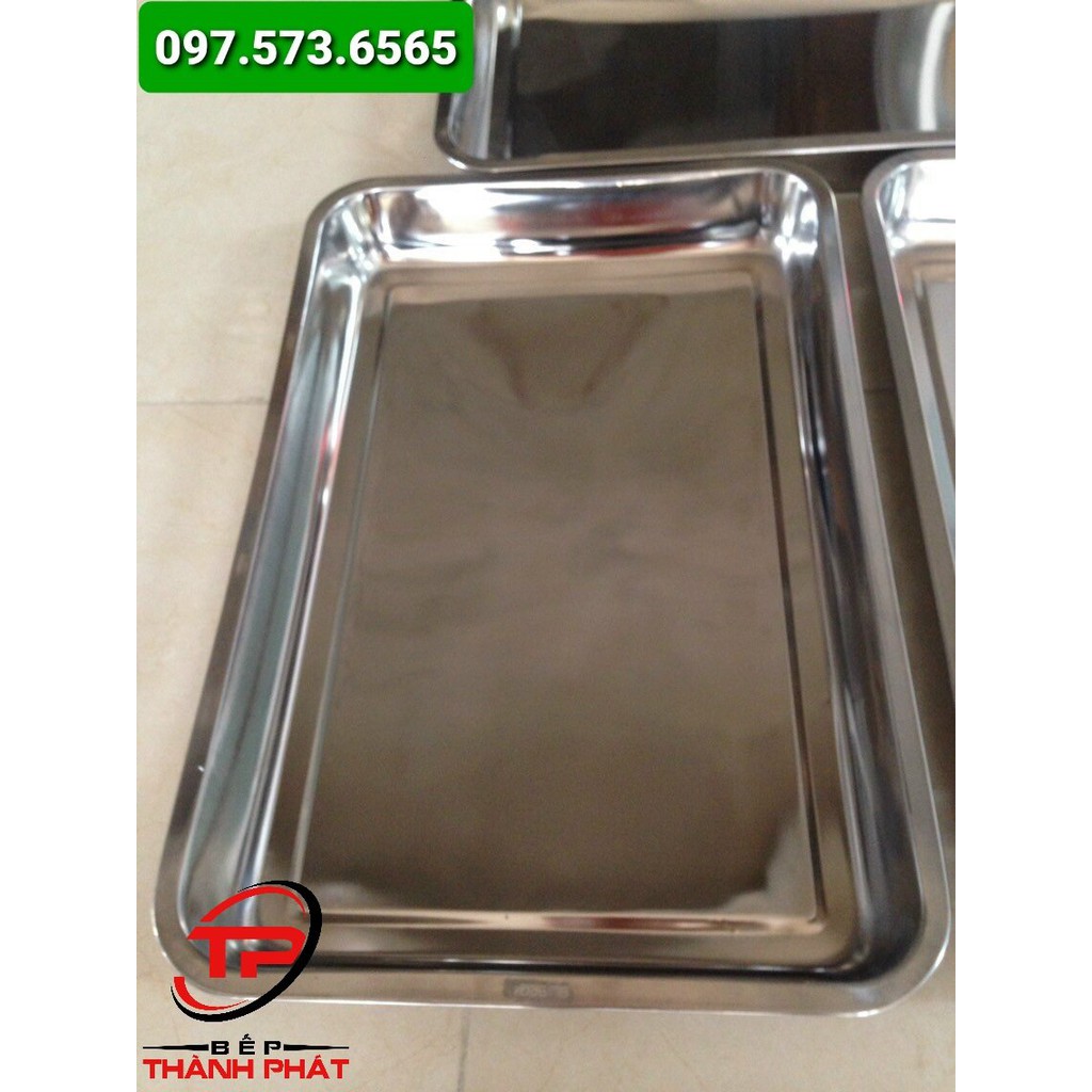Khay inox tủ cơm 40x60