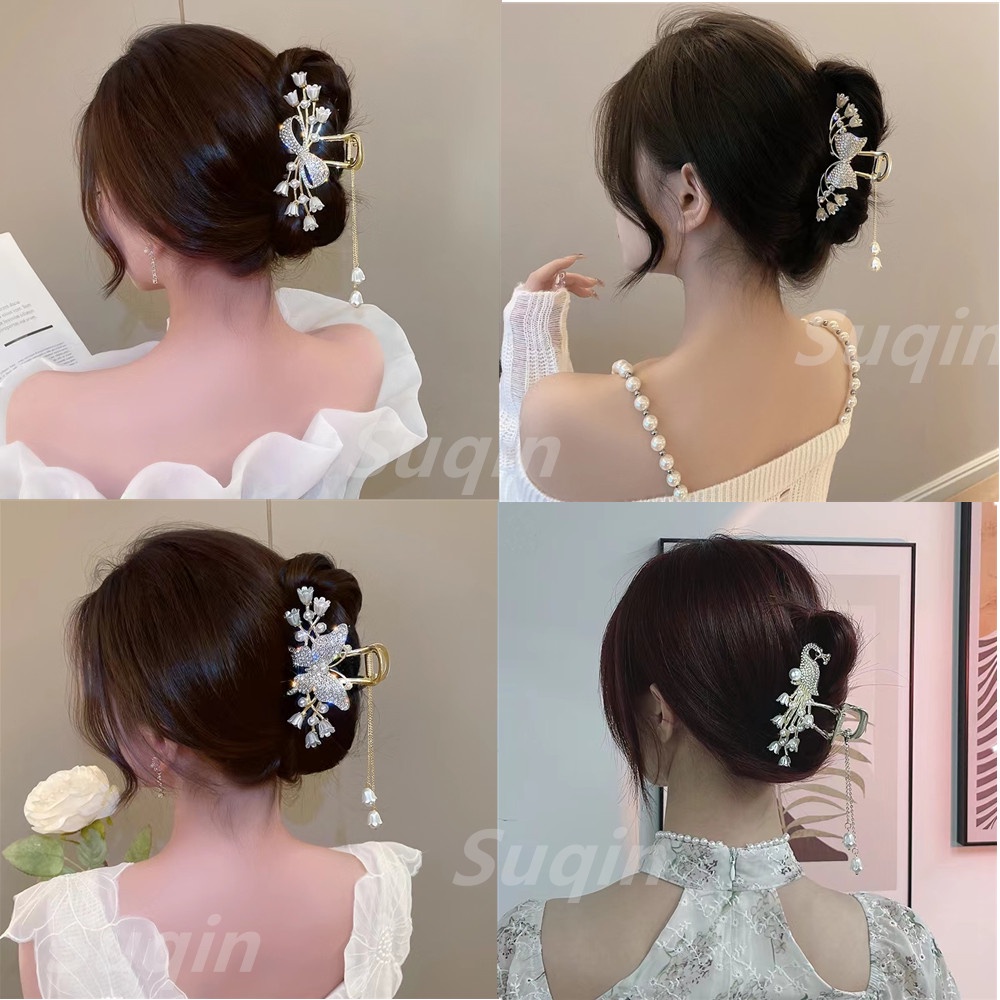 Kẹp Tóc Đính Đá Thời Trang Hàn Quốc Cho Nữ