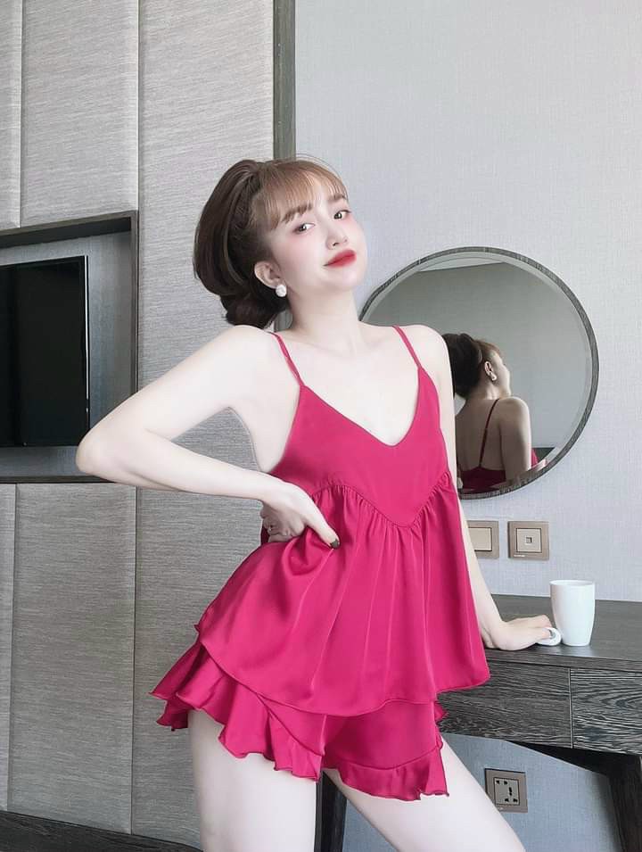 Set Bộ Lụa Satin Xịn Mịn Freesize Dưới 60kg