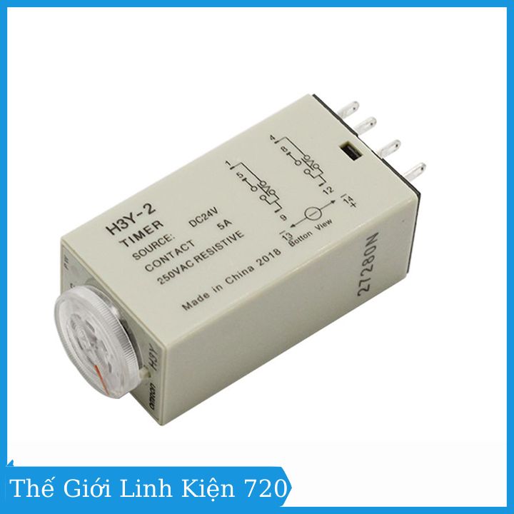Relay Thời Gian Timer Omron H3Y-2 8P 24V