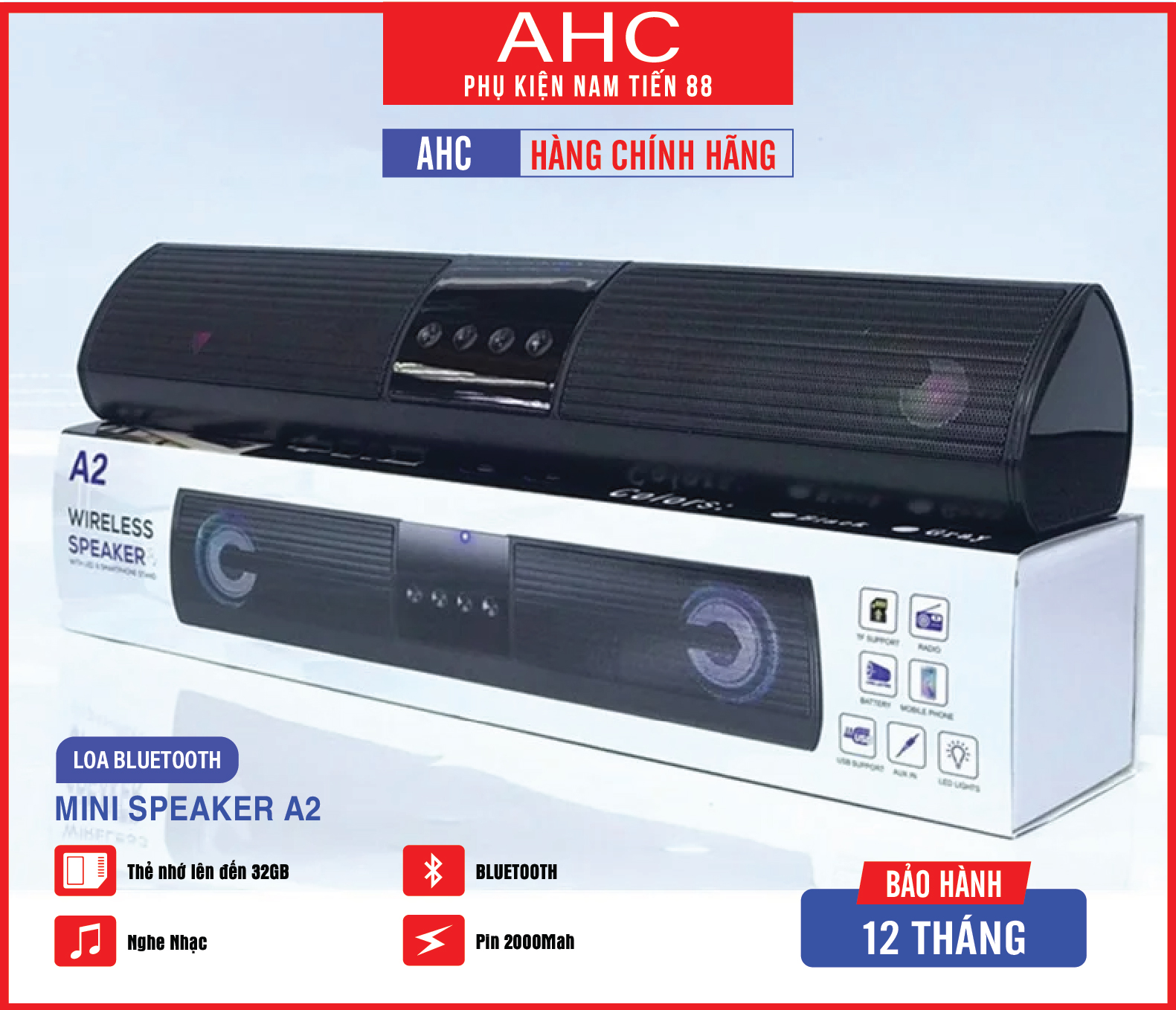 Loa Nghe Nhạc Bluetooth Mini Speaker A2