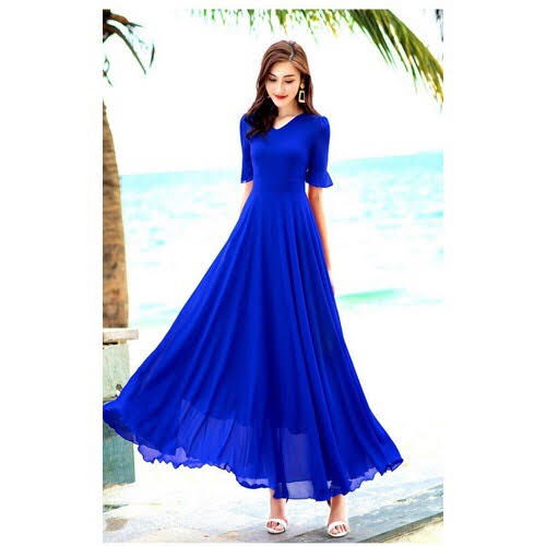 ĐẦM XÒE TAY LOE, ĐẦM MAXI ĐI BIỂN