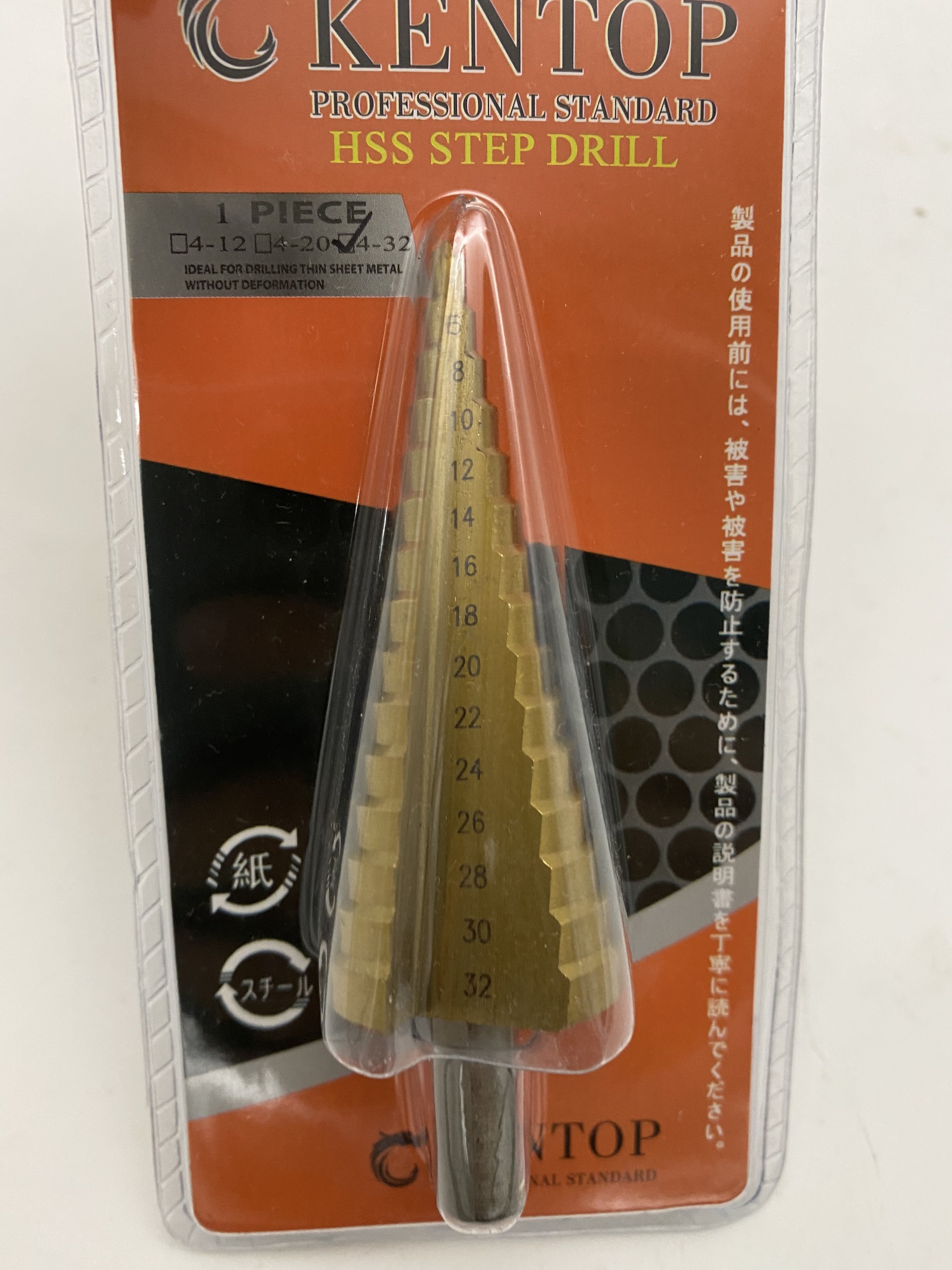 [HCM]Mũi khoan tháp bước 4-32mm chân trụ chuẩn Nhật