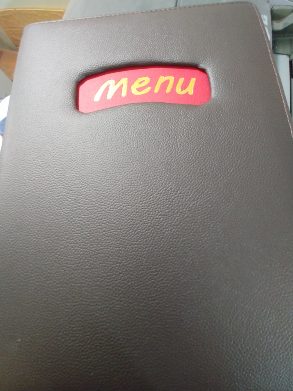 menu bia da simili ruột 10 lá