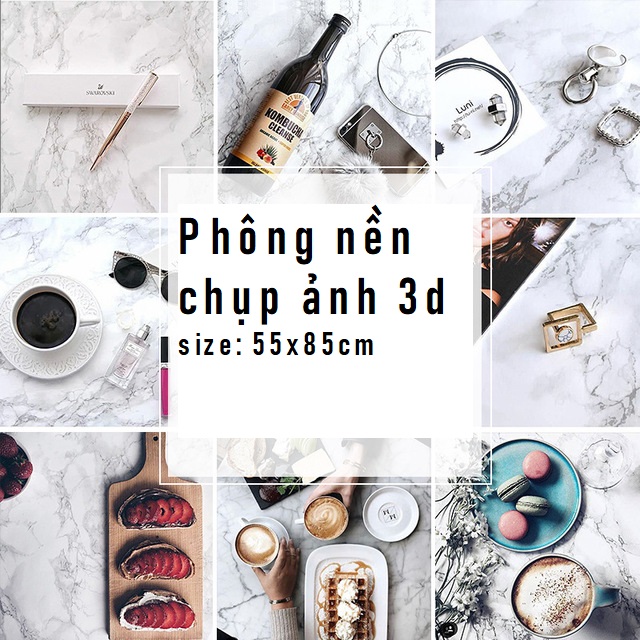 Phông nền 3d chụp ảnh sản phẩm size 55x85cm