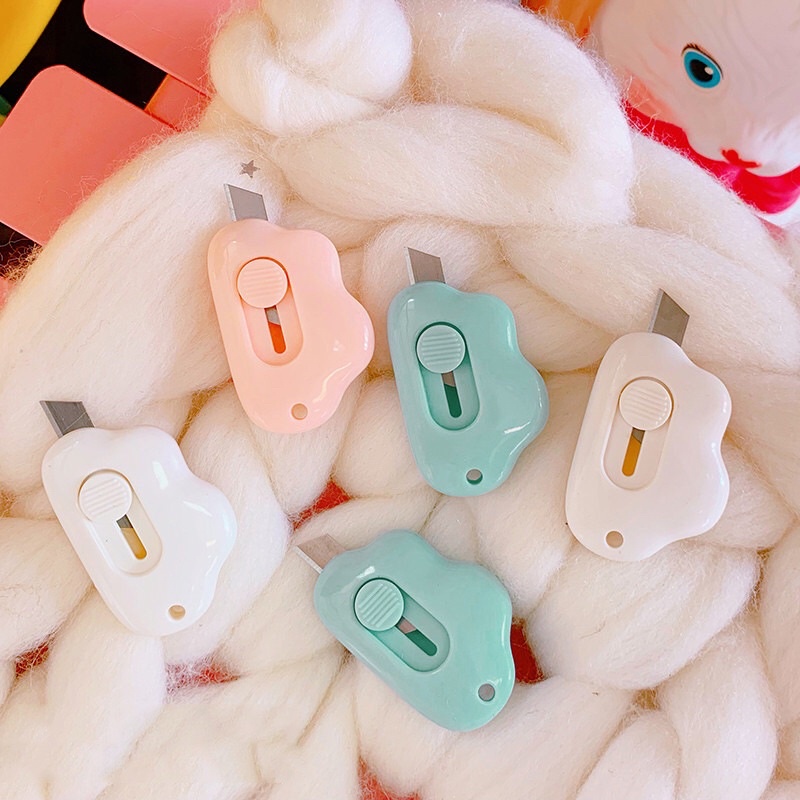 Dao Rọc Giấy Mini Hình Đám Mây Dễ Thương