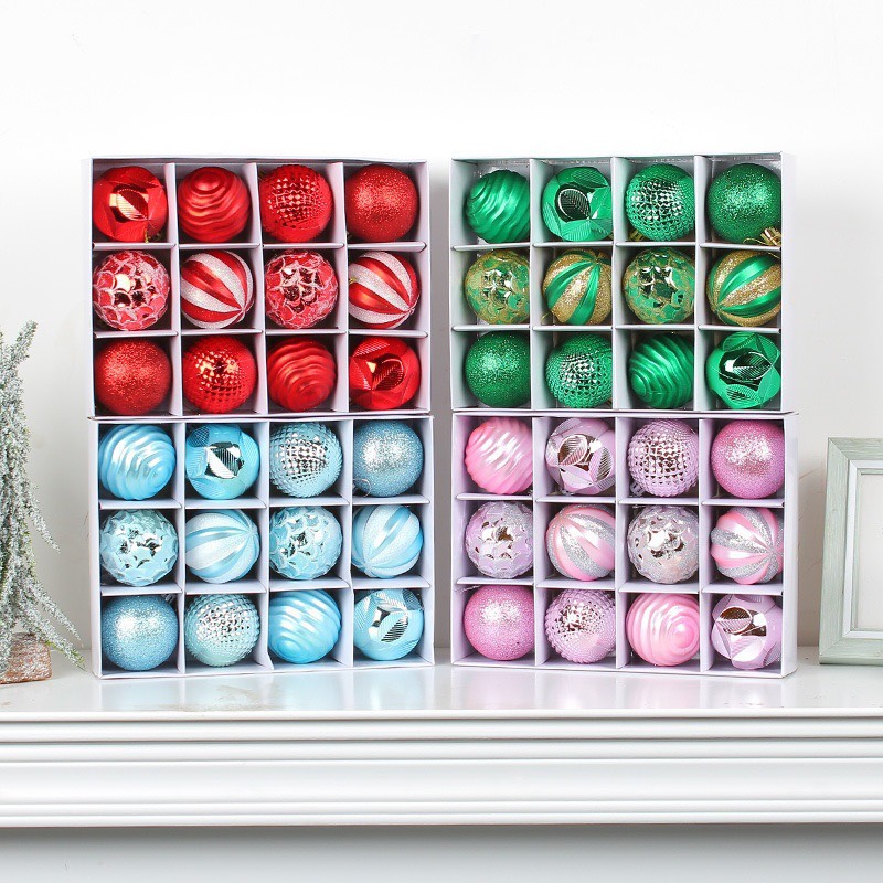 quả châu trang trí noel 6cm MẪU E21 TÁCH LẺ