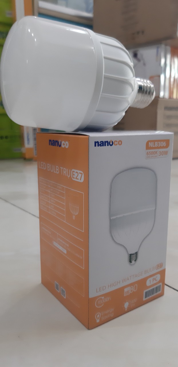 [HCM]ĐÈN LED BULB TRỤ NANOCO NLB303/NLB304/NLB306 30W