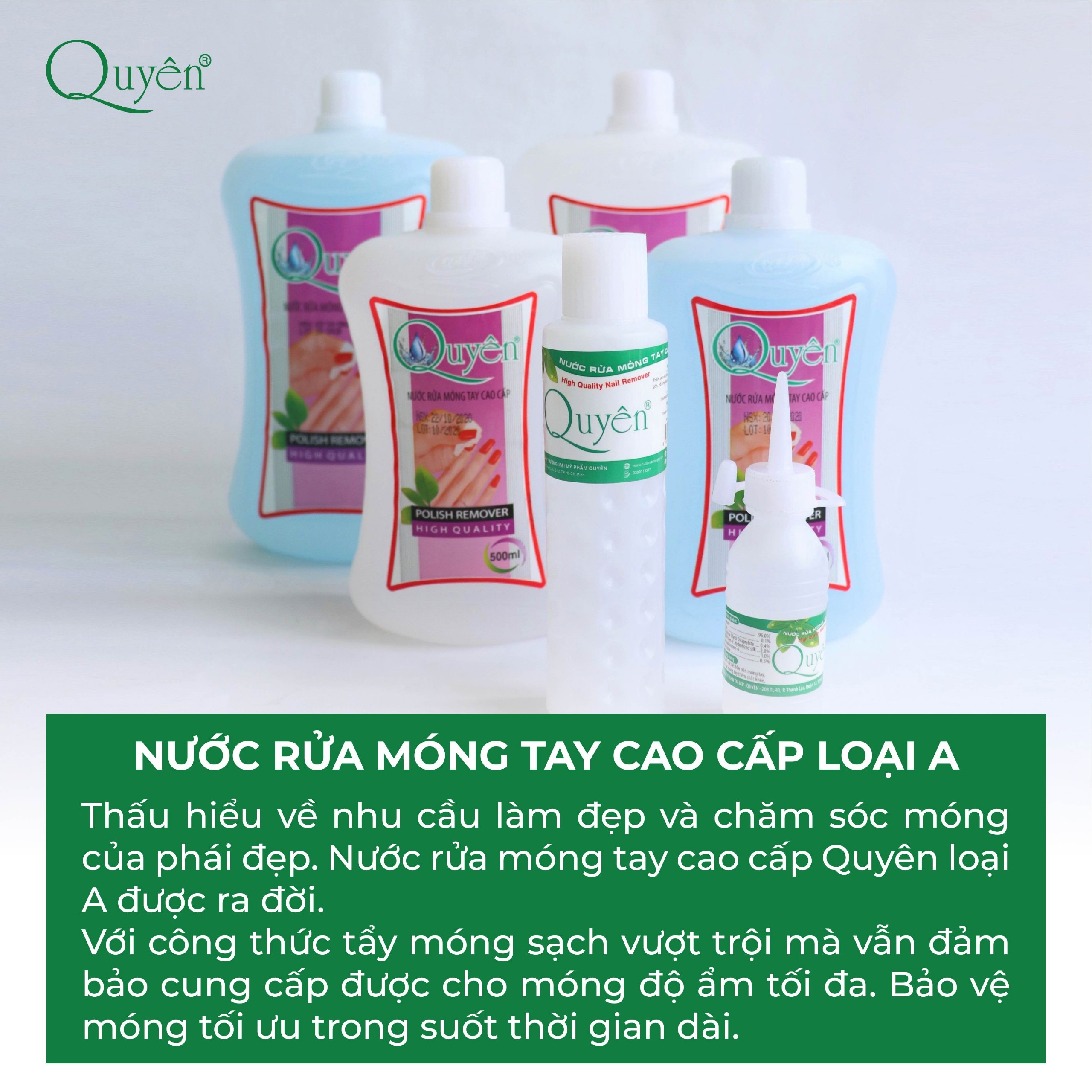 Nước Rửa Móng Tay Quyên Acetone loại A