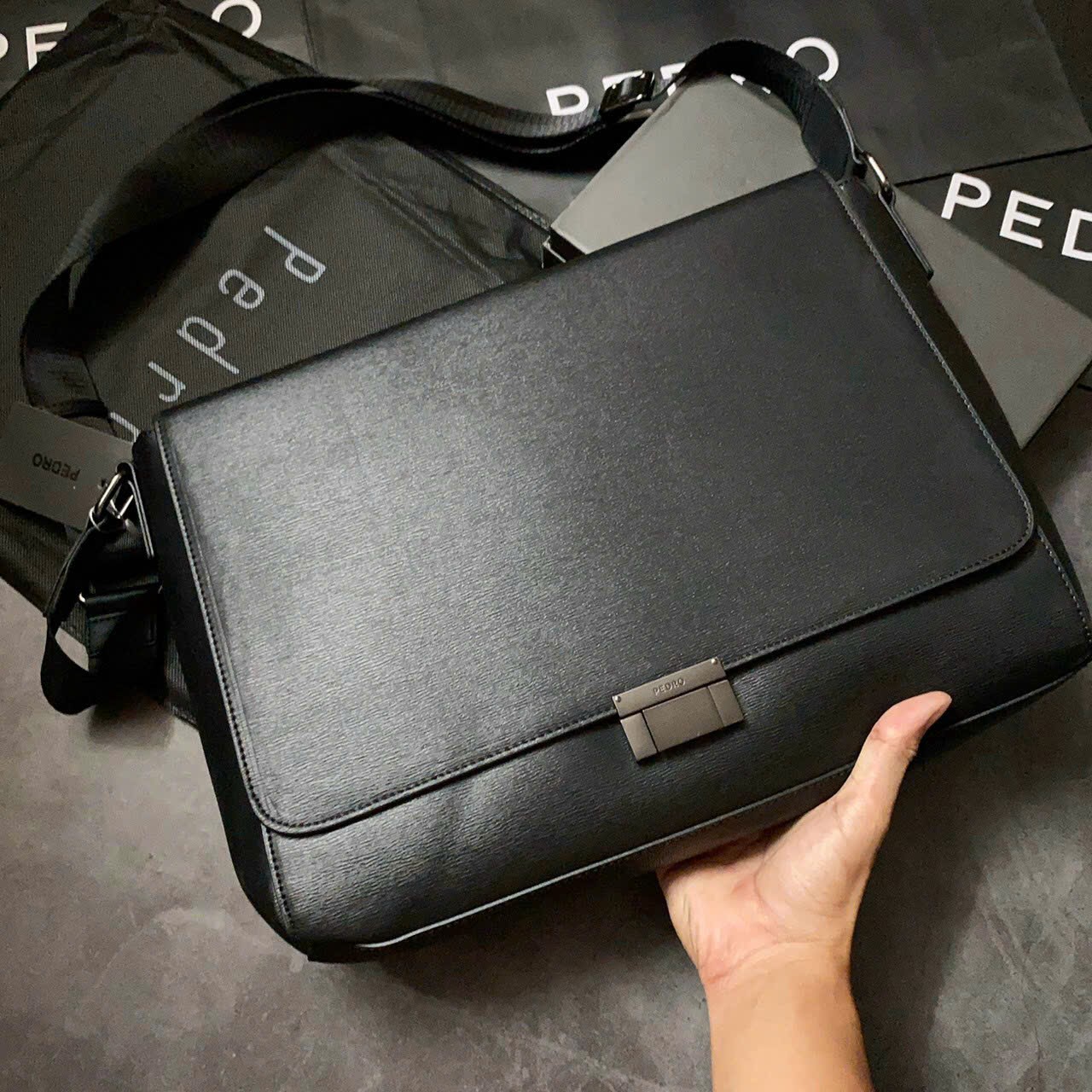 (Auth Tuồn Chính Hãng) Túi Nam PRO Chất Da Dày Dặn Size 28cm