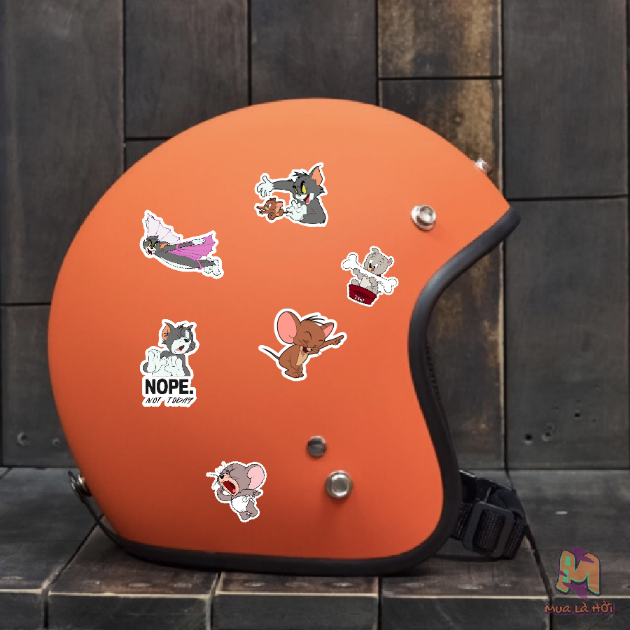 Miếng Dán Stickers In Hình Tom and Jerry