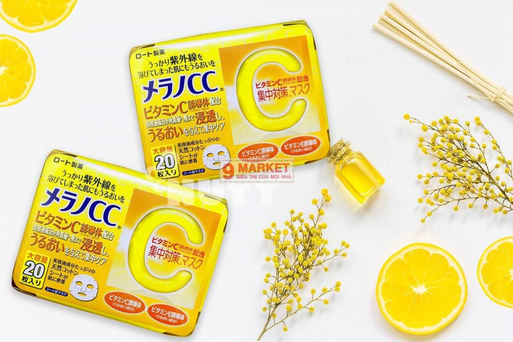 Mặt Nạ CC Melano vitamin C 20 miếng