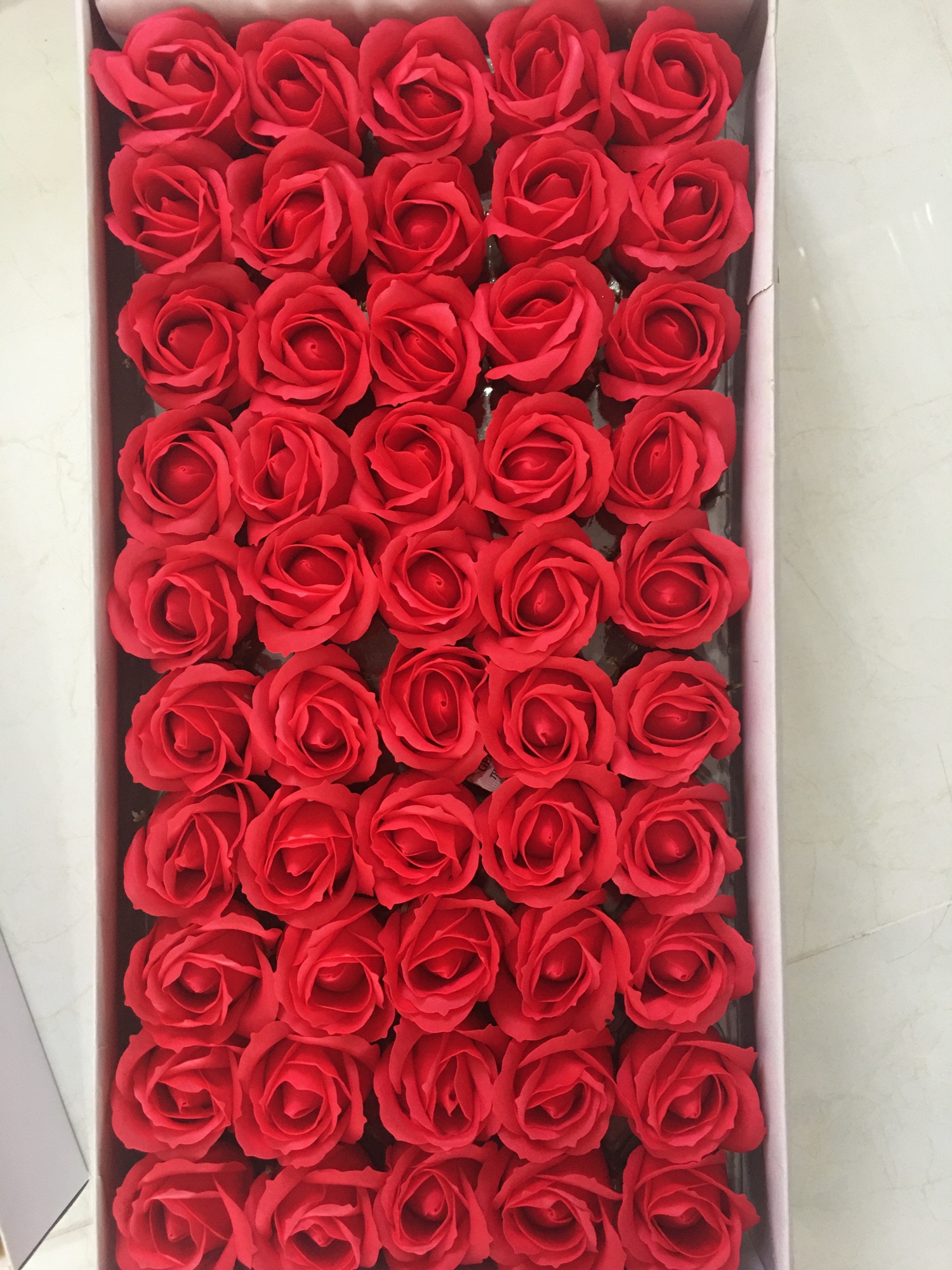 Hoa sáp thơm vĩnh cửu màu đỏ