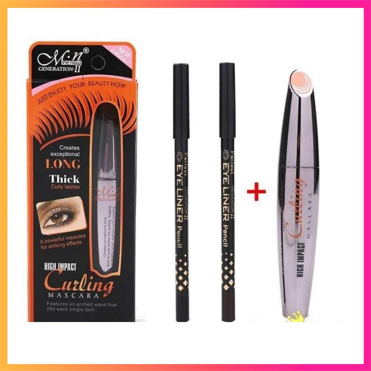 Bộ 3 Món Chì Kẻ Mắt + Mascara