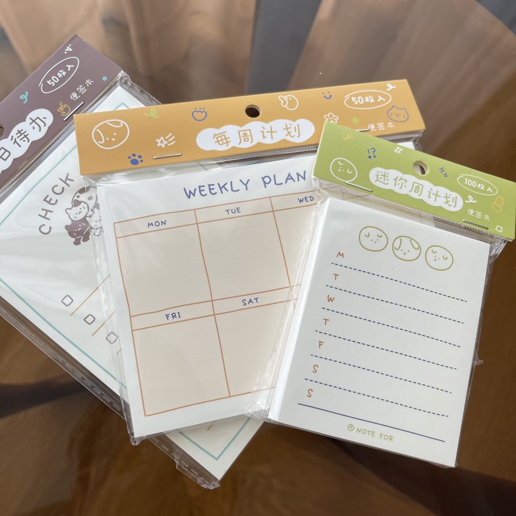 Giấy Note không dán icon (100 tờ)