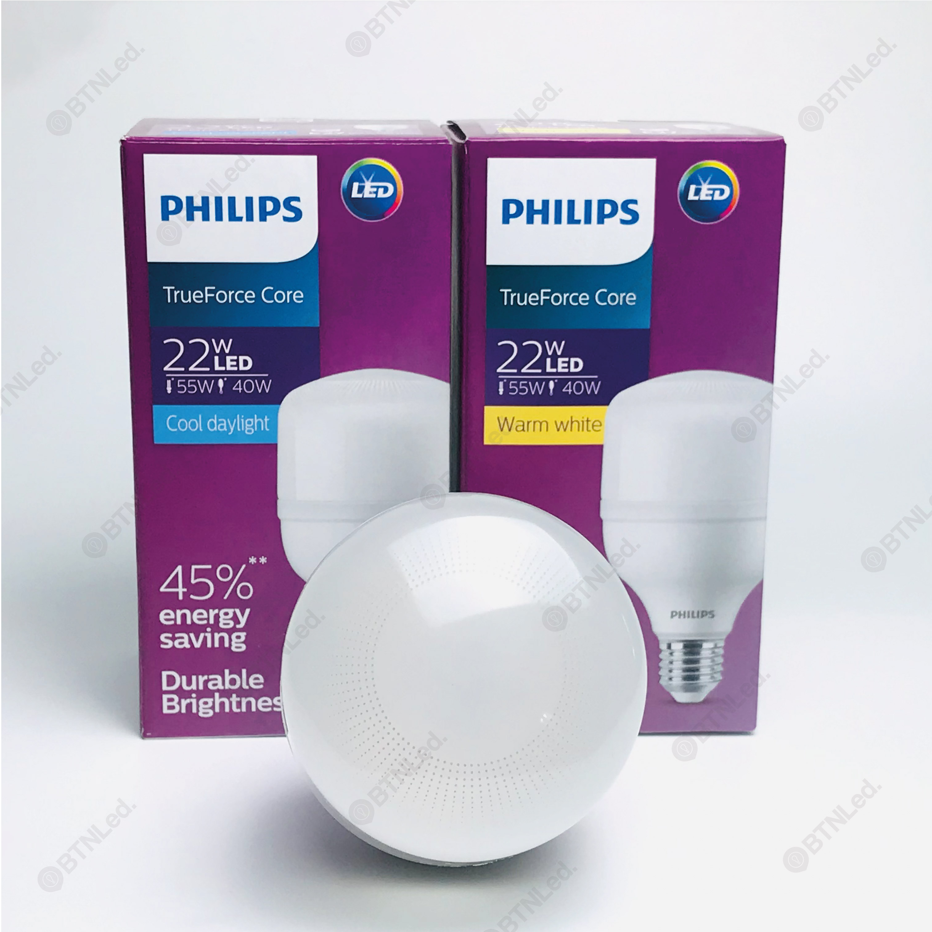Đèn LED trụ Philips 22W E27 T80 - Hàng chính hãng