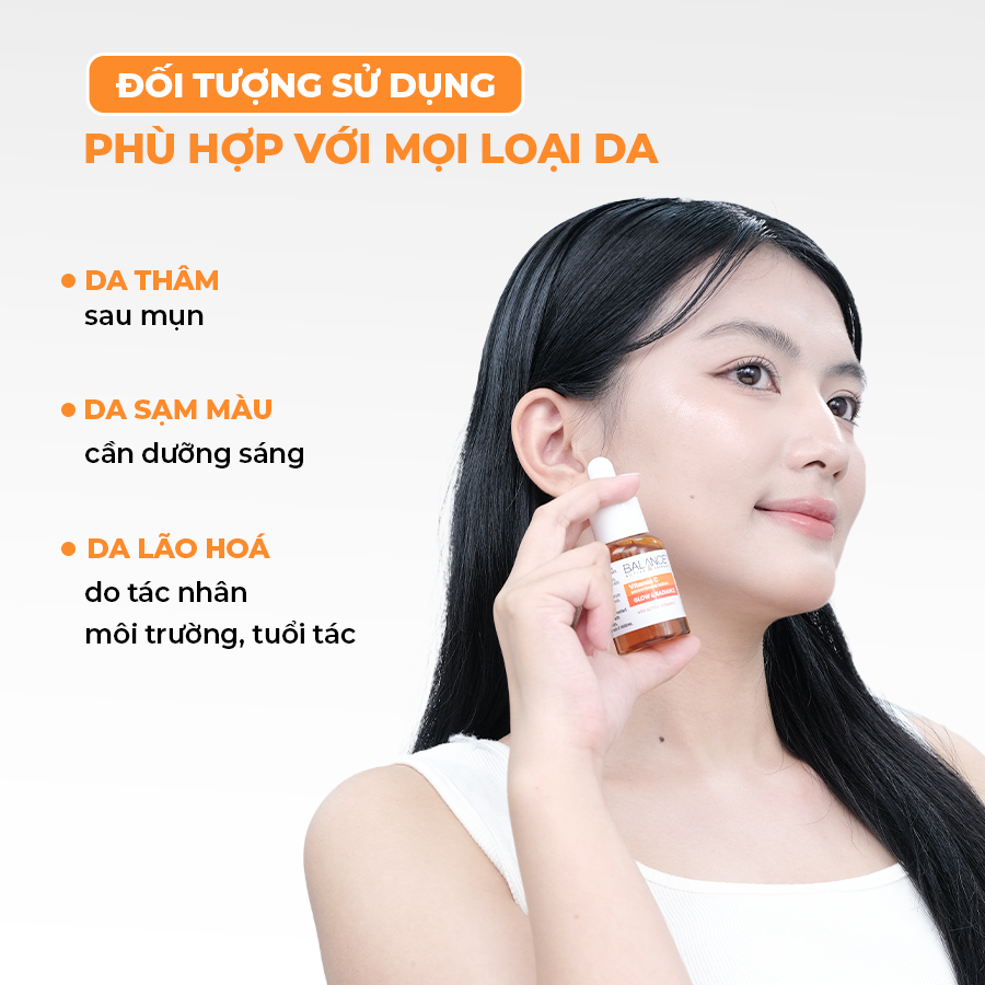Serum Trắng Da Mờ Thâm Balance Active Formula Vitamin C 3% Brightening 30ml