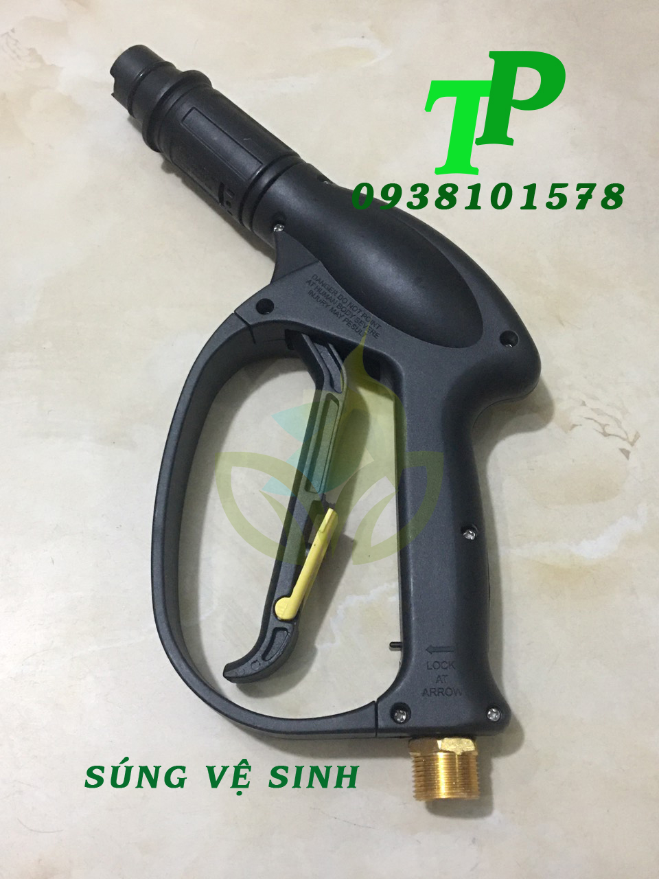 Súng xịt rửa xe, rửa máy lạnh sử dụng cho máy bơm xịt