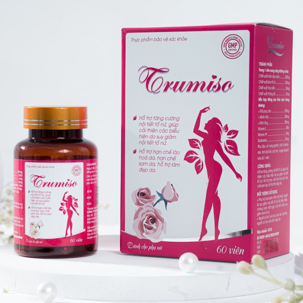 Trumiso - Viên Uống Hỗ Trợ Cân Bằng Nội Tiết Tố & Cải Thiện Vòng Ngực