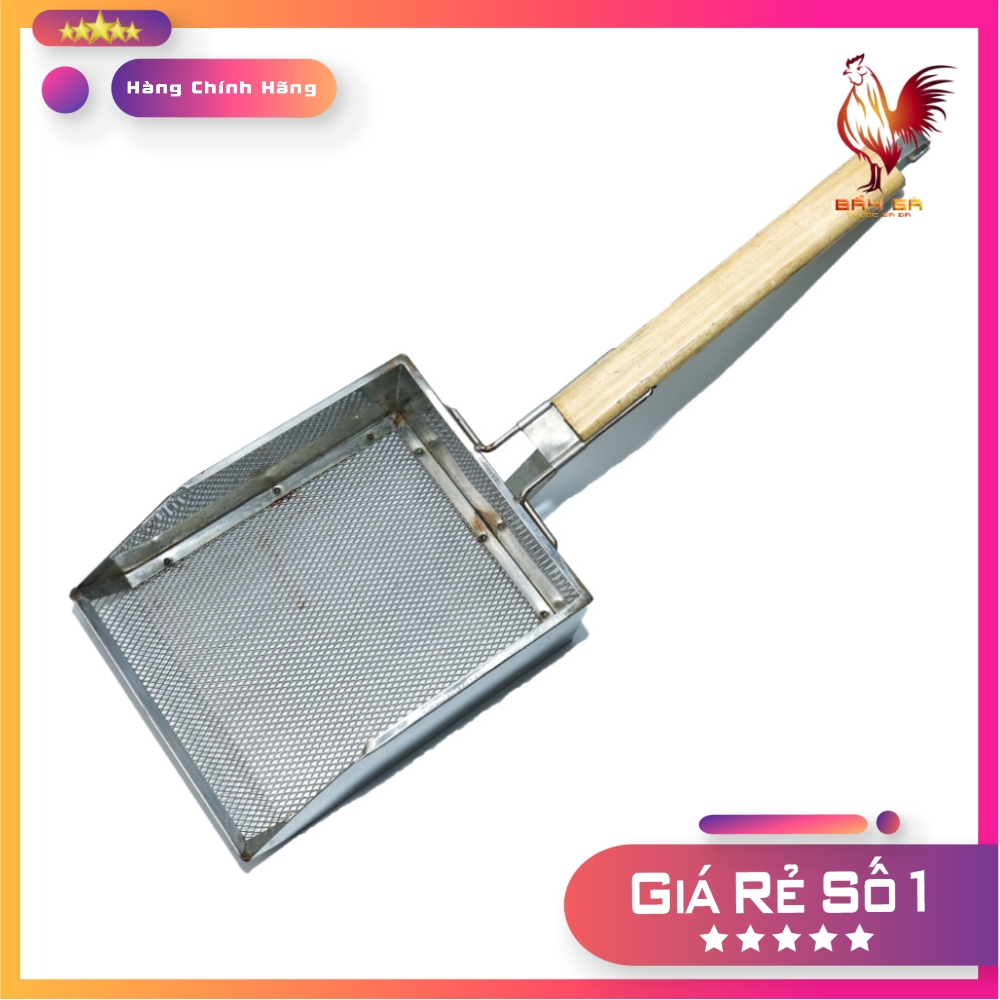 SÀN PHÂN cán gỗ cho gà đá kích thước 20 x 25 cm