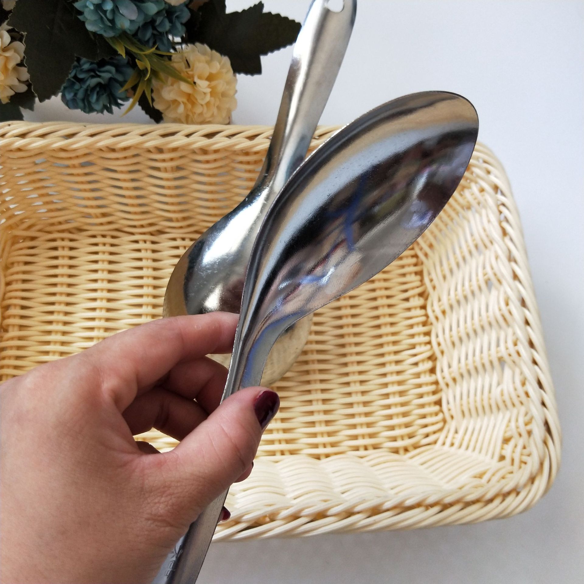 COMBO 2 MUỖNG CANH INOX loại bền rẻ