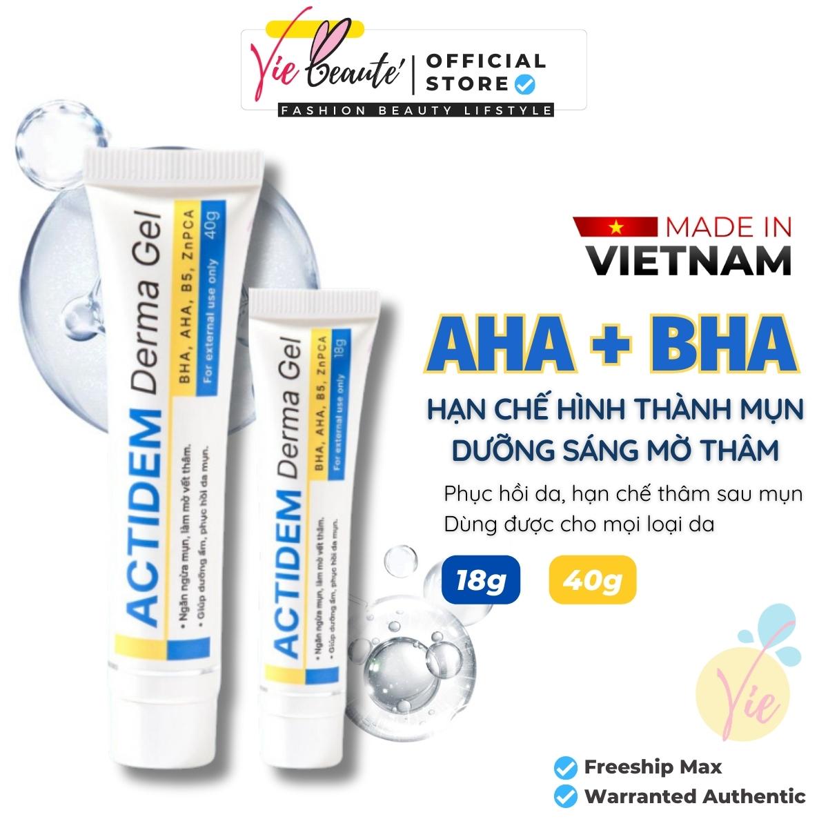 Gel giảm mụn dưỡng ẩm da ACTIDEM Derma Gel