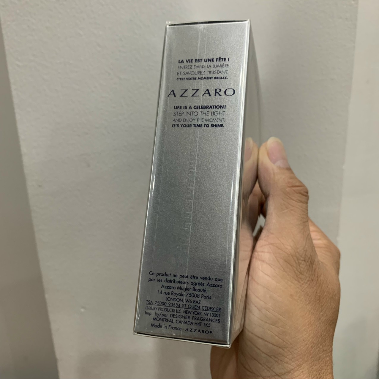 Nước Hoa Nam : Azzaro Chrome EDT 100ml full seal