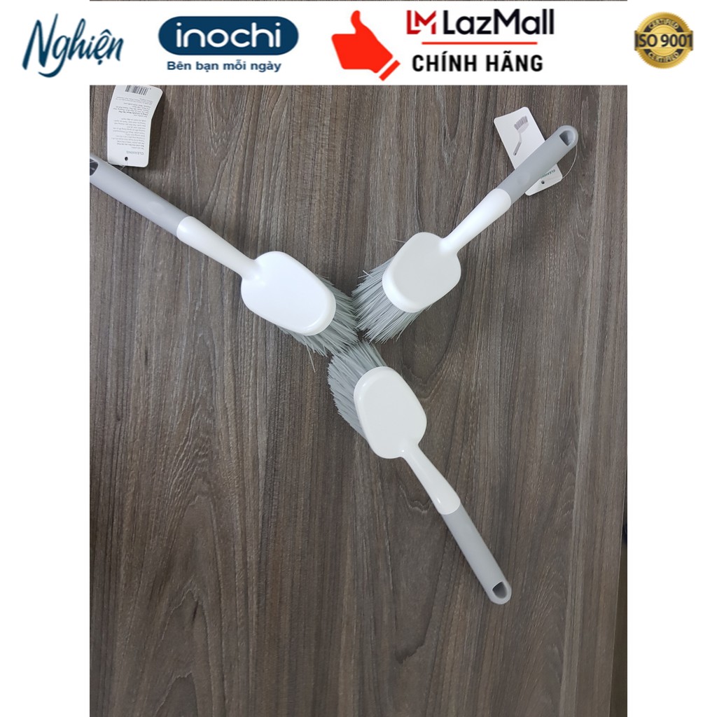 Bàn chải nhà tắm cán dài kirei (26cm)