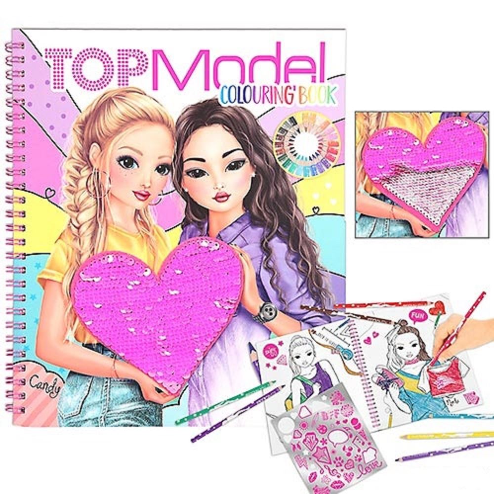 BST thiết kế thời trang TopModel sticker Book with Sequins TM10744