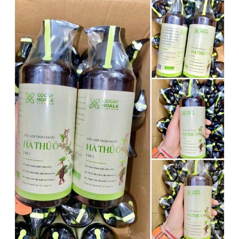 Dầu gội hà thủ ô 800ml