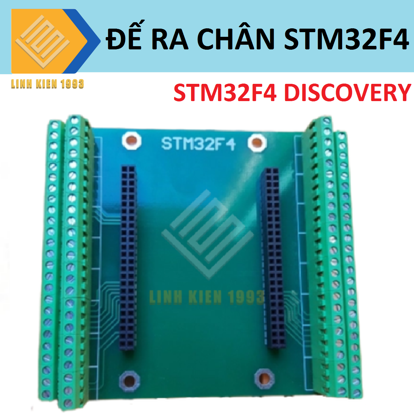 Đế ra chân stm32f4disoverry kit stm32f4discoverry