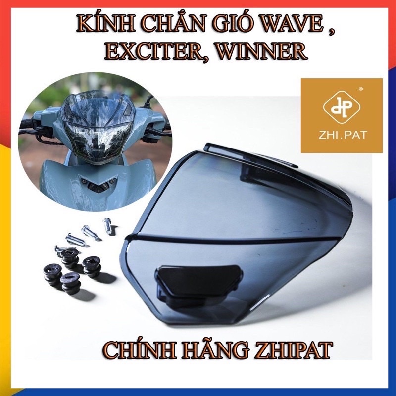 Mão chắn gió wave exciter winner sirus hàng chính hãng zhipat