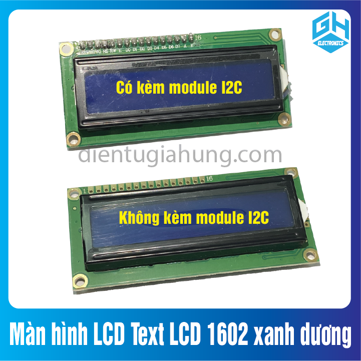 Màn hình LCD Text LCD 1602 xanh dương