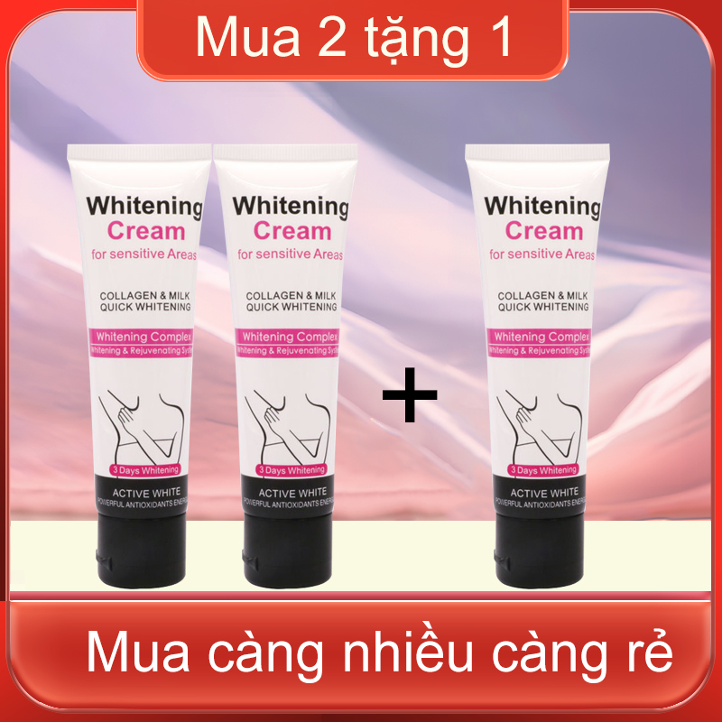 Kem làm trắng da Kem làm trắng cơ thể Làm trắng nách 50g Dưới crotch vĩnh viễn nách và làm trắng dưới nách Các bộ phận riêng tư của phụ nữ làm trắng đầu gối và khuỷu tay trong bộ làm trắng melanin,Kem dưỡng trắng toàn thân da