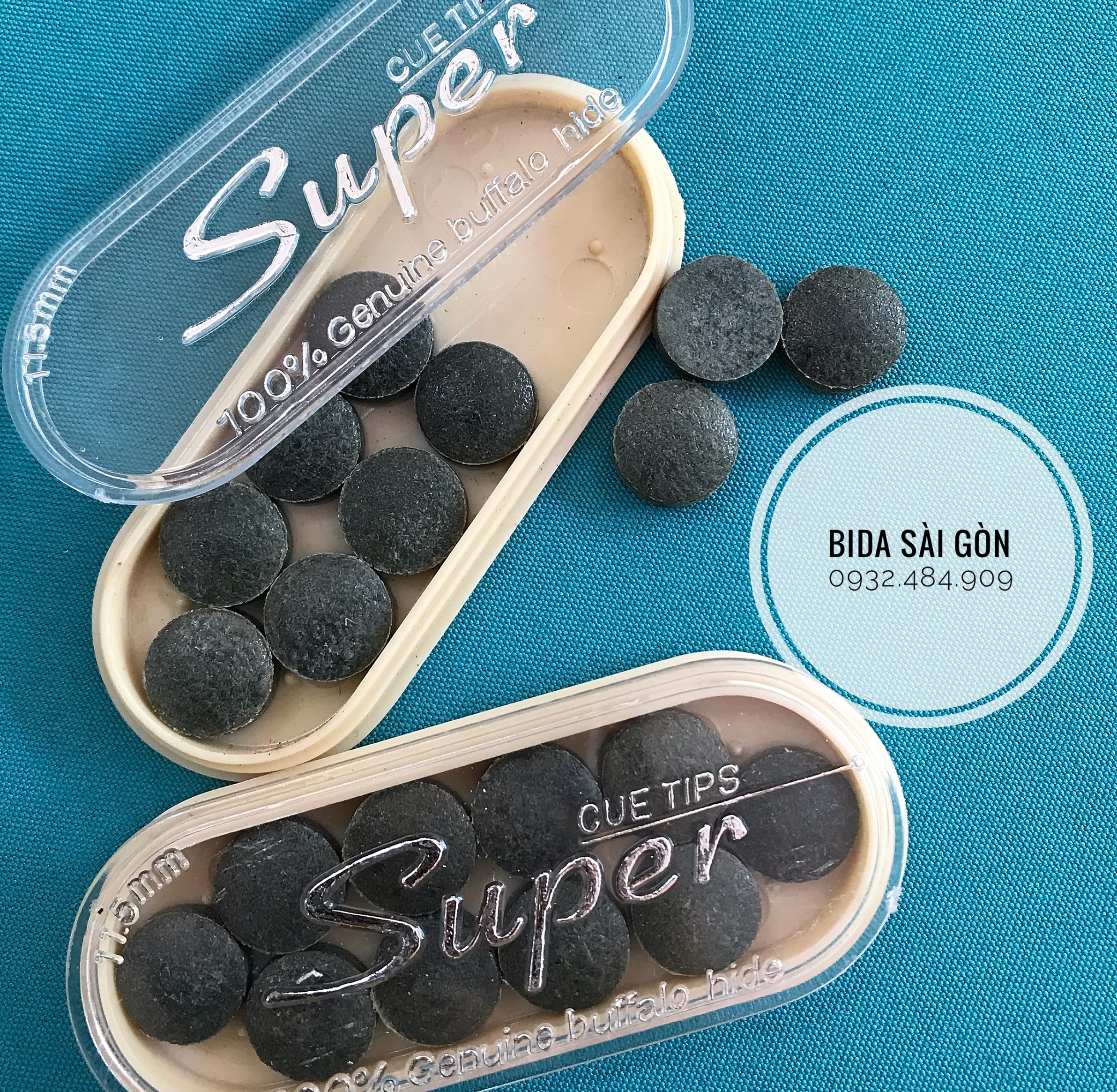 Vĩ 10 viên đầu cơ Bida Super 11,5mm